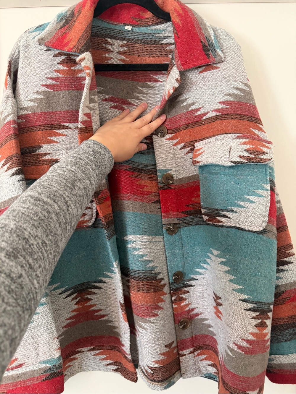 Aztec Western Shacket - Picture 3 of 7